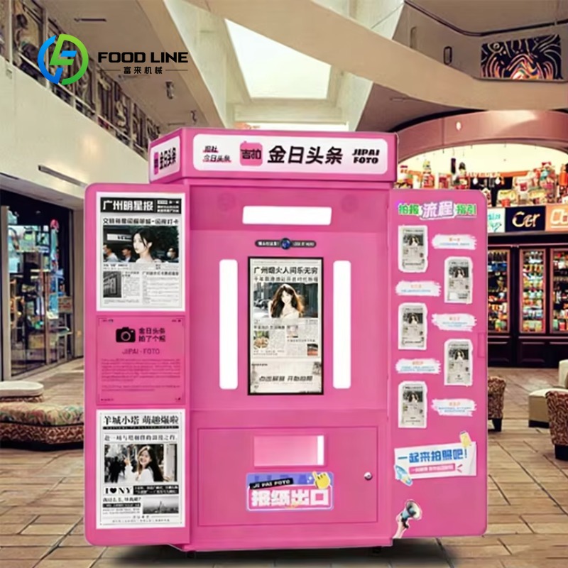 Commercial Photo Printing Kiosk - Dostosowany kiosk fotograficzny w stylu retro