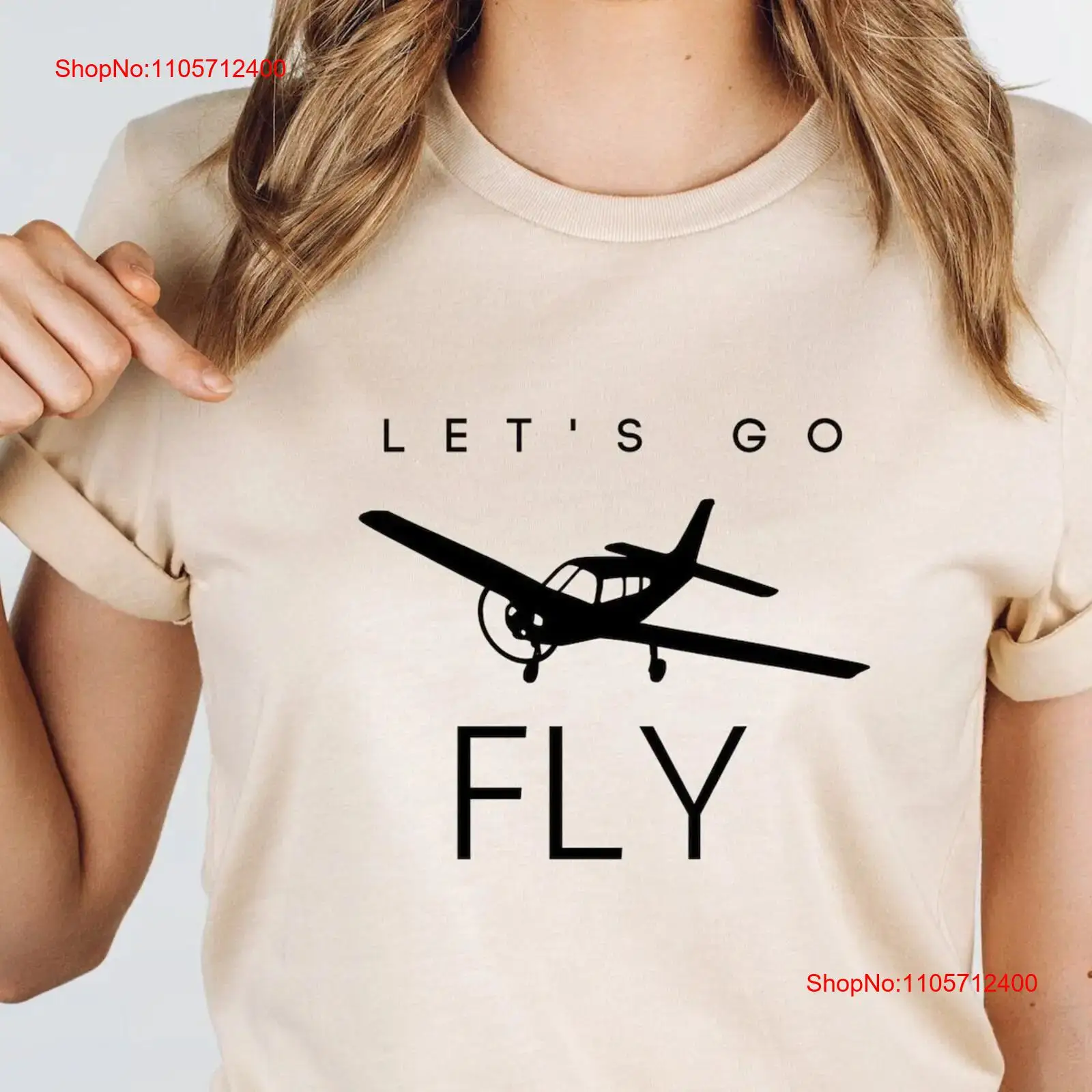 Commercial Shirt Printing - Koszulka Let's Go Fly Low Wing