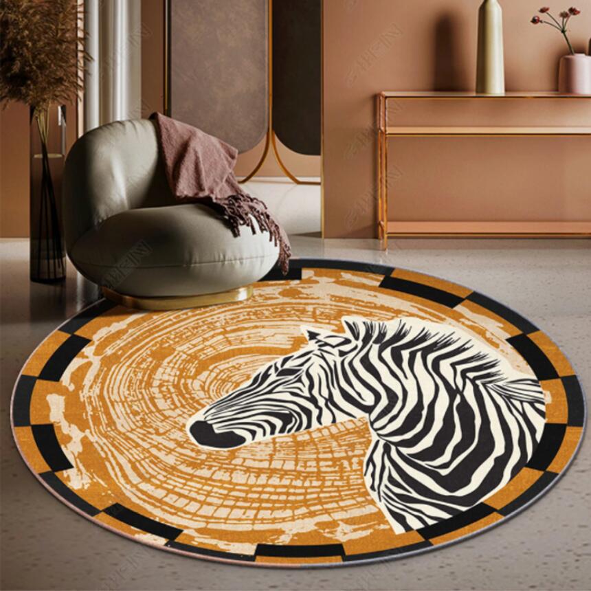 Commercial Fabric Printing - Nowoczesny dywan Zebra Tiger Leopard Print