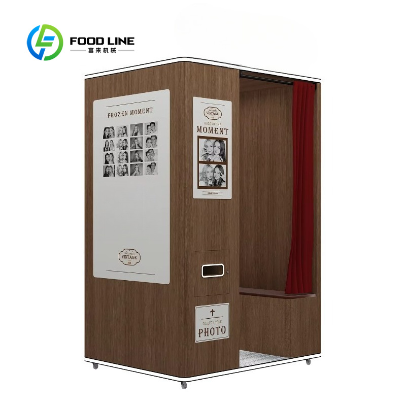Commercial Photo Printing Kiosk - Dostosowany, vintage fotobudka do selfie, inteligentny