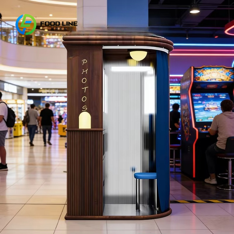 Commercial Photo Printing Kiosk - Niestandardowa zamknięta fotobudka w stylu nordyckim