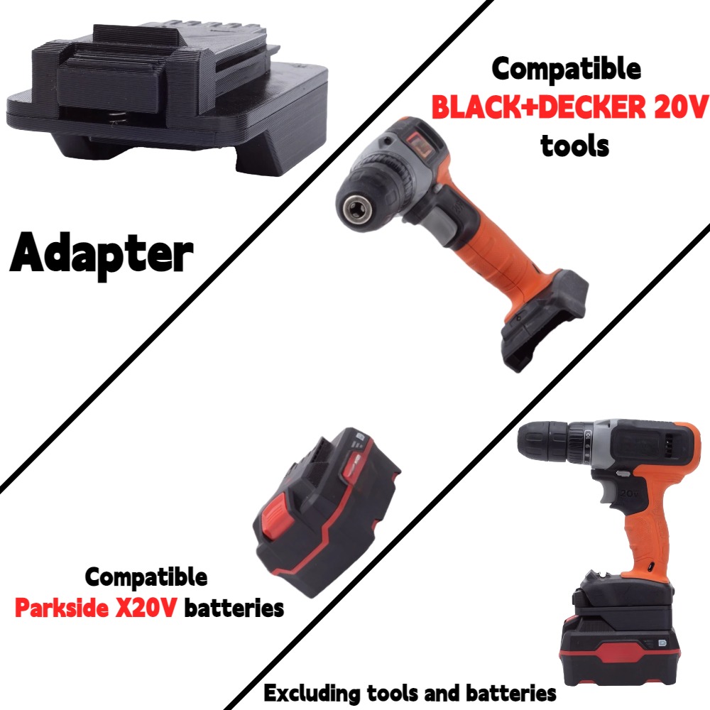 Adapter/Konwerter Baterii Park – Black+Decker Tool Cordless recenzja i cena