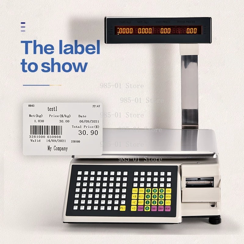 Elektroniczna waga z drukarką  – Commercial Printing Labels recenzja i cena