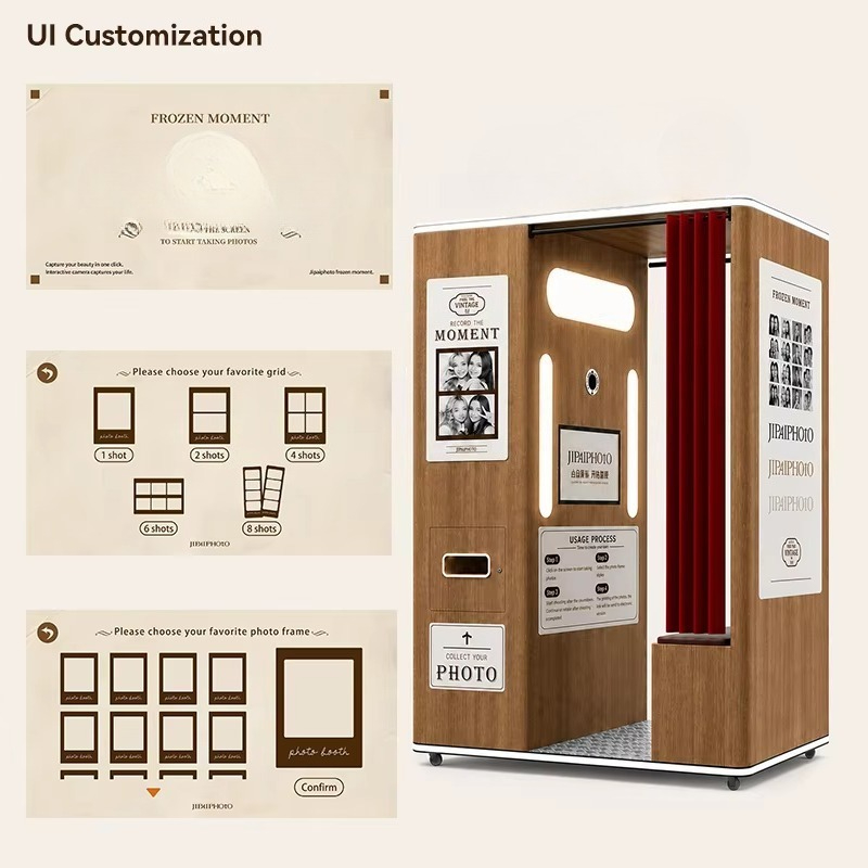 Dostosowany, vintage fotobudka – Commercial Photo Printing Kiosk recenzja i cena