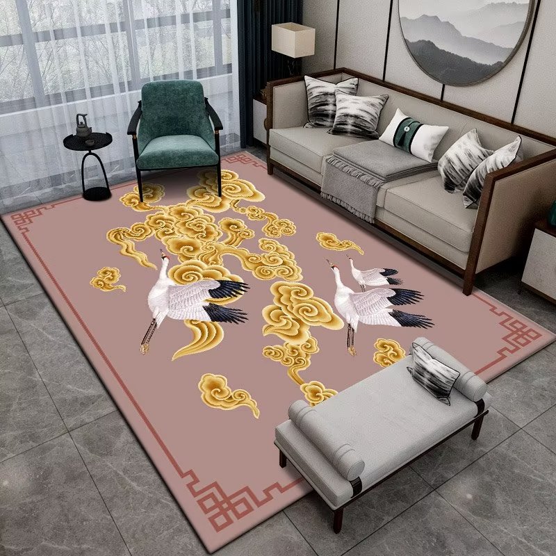 Dywan kwiatowy w stylu chiński – Commercial Fabric Printing recenzja i cena