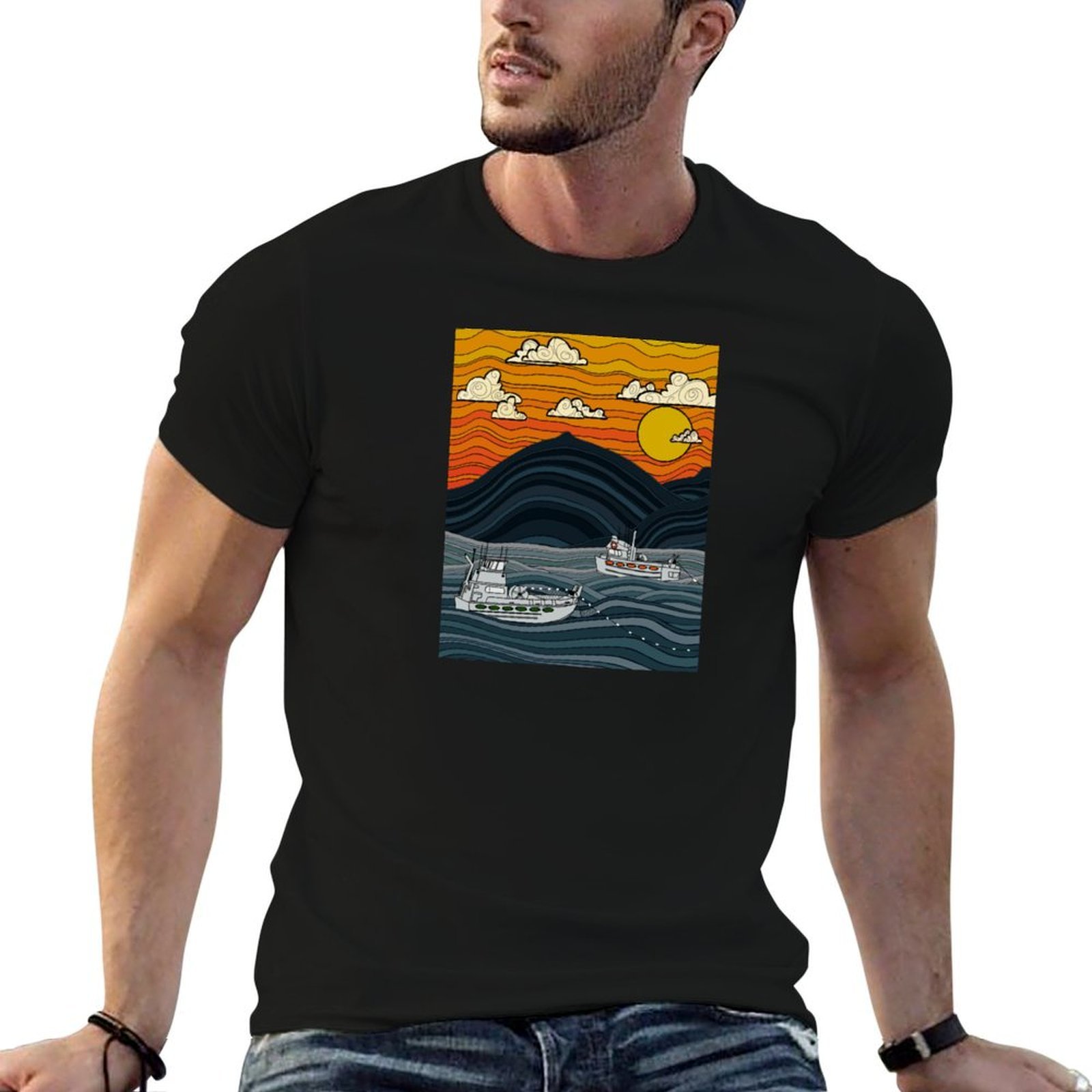 Koszulka robocza dla rybaków,  – Commercial Shirt Printing recenzja i cena