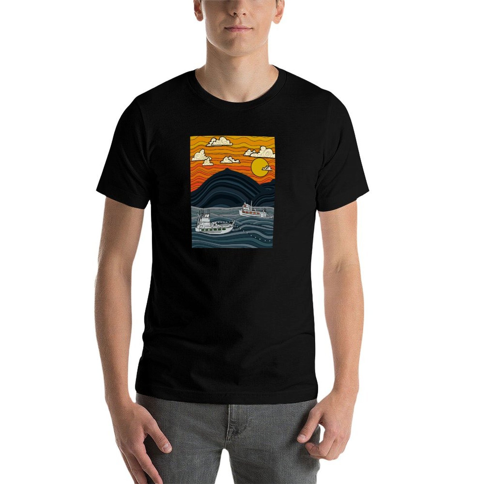 Koszulka robocza dla rybaków,  – Commercial Shirt Printing recenzja i cena